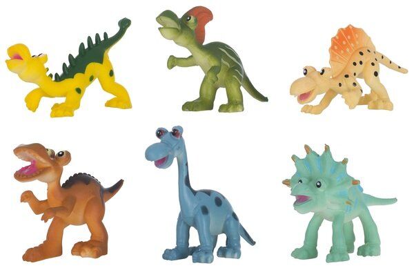 Игровые фигурки Dingua набор Милые динозаврики 6 шт (в коробке)
