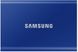 SSD накопитель Samsung T7 1TB USB 3.2 GEN.2 Blue (MU-PC1T0H/WW) фото 1