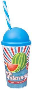 Стакан с трубочкой Herevin Fresh Watermelon 0.65 л (161947-029)