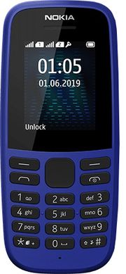 Мобильный телефон Nokia 105 Dual SIM (синий) TA-1174