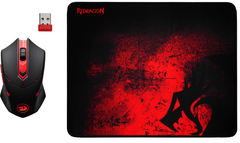 Набір Redragon M601WL-BA миша бездротова + килимок