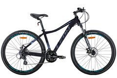 Велосипед 27.5" Leon XC-LADY AM Hydraulic lock out DD 2022 (чорний з бузковим (м))
