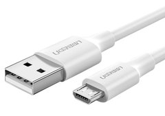 кабель Ugreen US289 USB - Micro USB Cable 1м (білий)