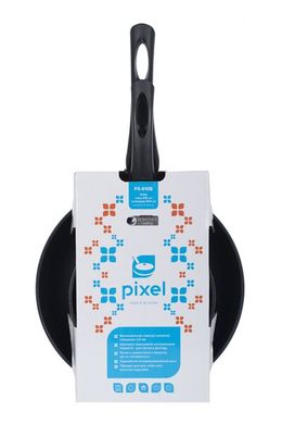Набір посуду Pixel Ківш 16 см+пательня 24 см (блакитні) (PX-610B)