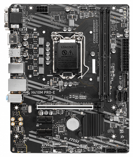 Материнська плата Msi H410M Pro-E (s1200, Intel H410) mATX