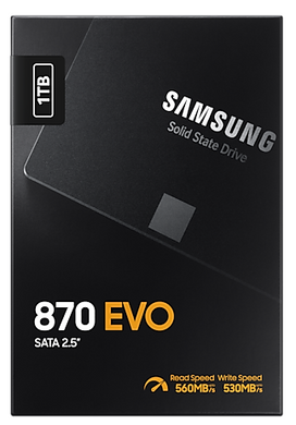 SSD внутрішні Samsung 870 EVO 1TB SATAIII MLC (MZ-77E1T0BW)