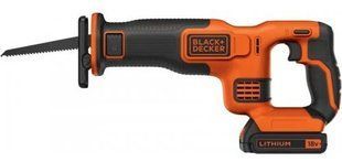 Шабельна пила Black&Decker BDCR18 акум, Li-Ion 18V, 3000хід/хв.