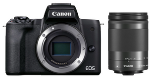 Цифровая фотокамера Canon EOS M50 Mk2 + 18-150 IS STM Kit Black (4728C044)