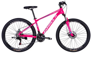 Велосипед AL 27.5" Formula MOTION DD FR рама-16" рожево-білий 2025