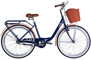 Велосипед ST 26" Dorozhnik LUX Velosteel рама-17" синій 2025
