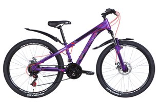 Велосипед 26" Discovery TREK DD 2021 (черно-бирюзовый (м))