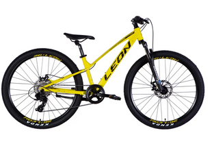 Велосипед AL 26" Leon SUPER JUNIOR DD CS рама-13" жовтий з чорним 2025