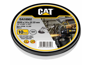 Набор отрезных кругов по металлу CAT 10 шт DA10902