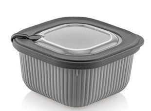 Контейнер IDEA HOME 00681 Line Box Gray 0.6л