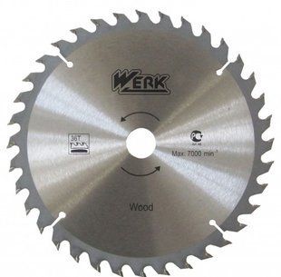 Диск пильный Werk 200х32 24 зуб. по дереву (36110)