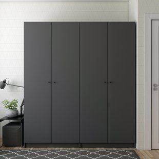 Комплект шаф для одягу Doros Промо (2 шт.) 180х48х204 см Графіт (DRS-011209)