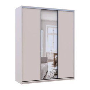 Шкаф-купе Doros Сити Лайт Кашемир 2 ДСП/1 зеркало 180х60х225 (80736371)