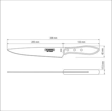 Нож Tramontina Barbecue POLYWOOD нож д/мяса 203мм инд.бл (21190/178)