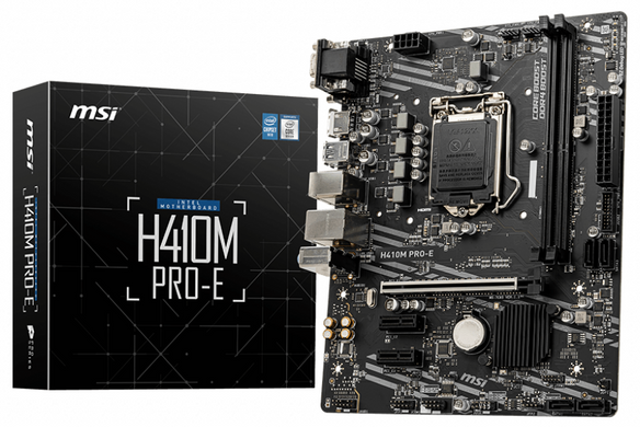 Материнская плата Msi H410M Pro-E (s1200, Intel H410) mATX