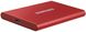 SSD накопитель Samsung T7 1TB USB 3.2 GEN.2 Red (MU-PC1T0R/WW) фото 6