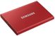 SSD накопичувач Samsung T7 1TB USB 3.2 GEN.2 Red (MU-PC1T0R/WW) фото 5