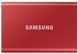 SSD накопичувач Samsung T7 1TB USB 3.2 GEN.2 Red (MU-PC1T0R/WW) фото 1