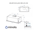 Вытяжка Minola HBI 6873 WH GLASS 1200 LED Line фото 9