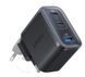Мережева зарядка ANKER Charger - 70W, 2xUSB-C PD & 1xUSB-A (Чорний) фото 1