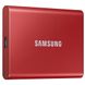 SSD накопитель Samsung T7 1TB USB 3.2 GEN.2 Red (MU-PC1T0R/WW) фото 2