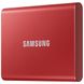 SSD накопичувач Samsung T7 1TB USB 3.2 GEN.2 Red (MU-PC1T0R/WW) фото 3
