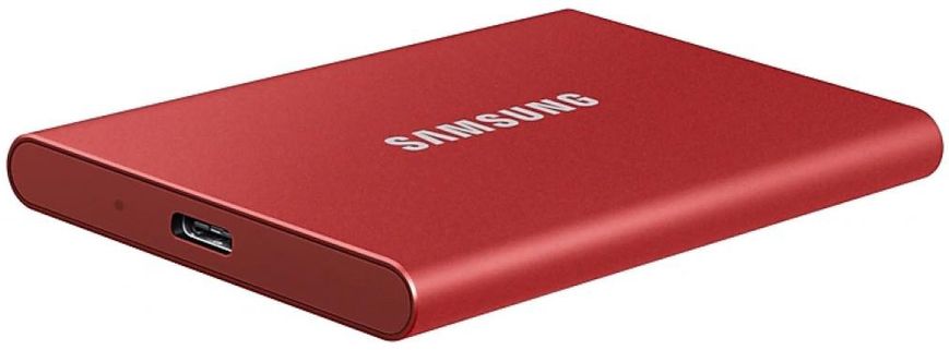 SSD накопитель Samsung T7 1TB USB 3.2 GEN.2 Red (MU-PC1T0R/WW)