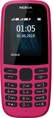 Мобильный телефон Nokia 105 Dual SIM (розовый) TA-1174