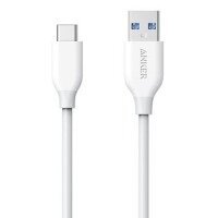 Кабель Anker Powerline Select+ USB-C to USB-A 2.0 - 0.9м (Білий)