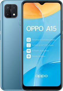 Смартфон Oppo A15s 4/64 GB Mystic Blue