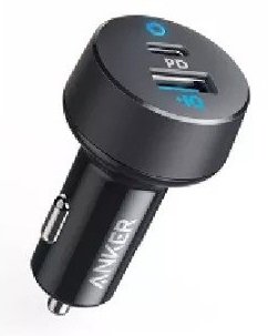 Автомобільний зарядний пристрій Anker PowerDrive PD+ 2 - 20W PD + 15W USB (Black)