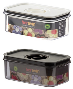 Контейнер HEREVIN Canister-Vacuum Lid-White-Black 0.6 л (161174-000)