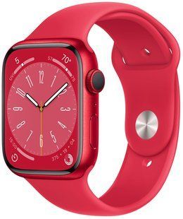 Смарт годинник Apple Watch S8 GPS 45 (PRODUCT)RED Alum (PRODUCT)RED Sp/B