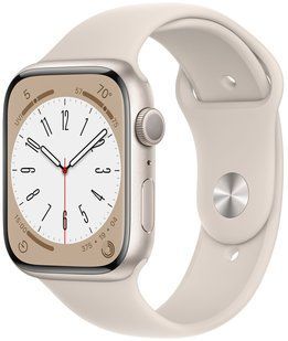 Смарт годинник Apple Watch S8 GPS 45 Starlight Alum Starlight Sp/B