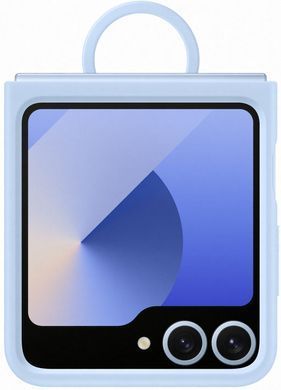Панель Silicone Cover with Ring для Samsung Galaxy Flip 6 (EF-PF741TLEGUA) Blue