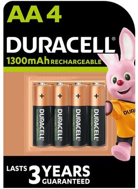 Аккумулятор Duracell HR6(AA) 1300mAh уп. 4 шт