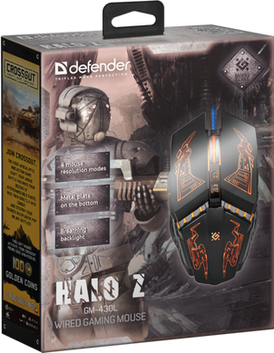 Мышь Defender Halo Z GM-430L (52430)