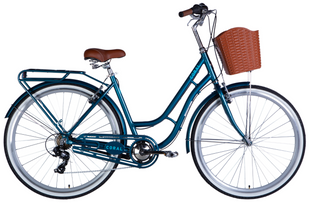 Велосипед AL 28&Prime; Dorozhnik CORAL Vbr FR рама-19&Prime; темно-бірюзовий 2025
