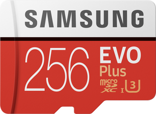 карта памяти Samsung EVO Plus microSDXC 256GB UHS-I (MB-MC256HA/RU)