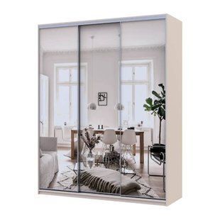 Шкаф-купе Doros Сити Лайт Кашемир 3 зеркала 180х60х225 (80736374)