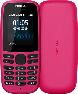 Мобільний телефон Nokia 105 Dual SIM (рожевий) TA-1174
