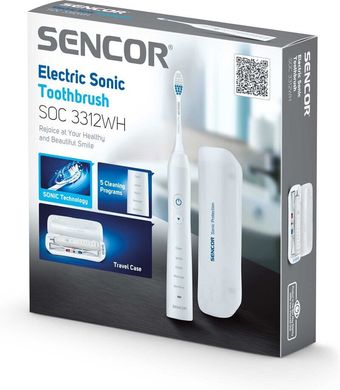 Зубна електрощітка Sencor SOC 3312WH
