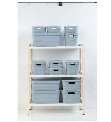 Корзина IDEA HOME 00642 Pyramid Blue 8.2л