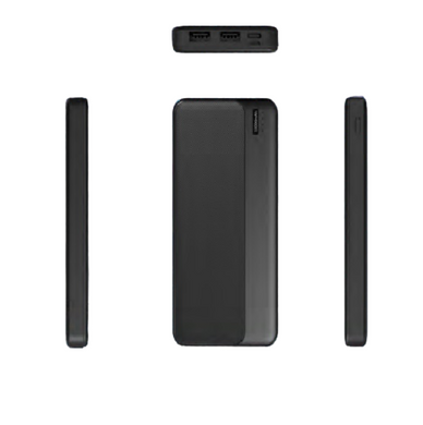 Power Bank - Портативная батарея 10.000 mAh. чорный - GP-10B GRUNHELM