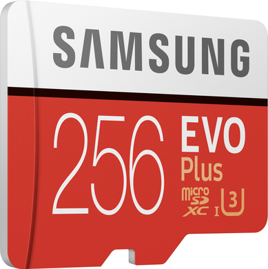 карта памяти Samsung EVO Plus microSDXC 256GB UHS-I (MB-MC256HA/RU)