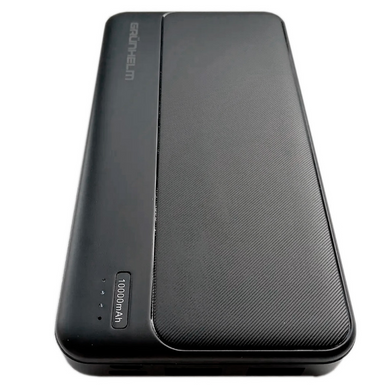 Power Bank - Портативная батарея 10.000 mAh. чорный - GP-10B GRUNHELM